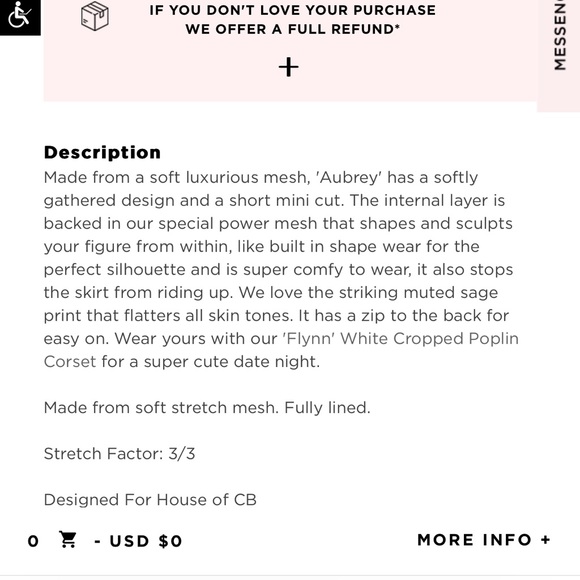 House of CB Aubrey Ivy Print Ruched Mesh Mini Skirt - Picture 9 of 15